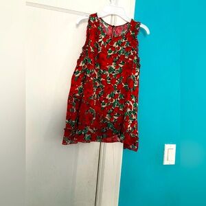 Zara blouse size S for women size S color red green  good condition